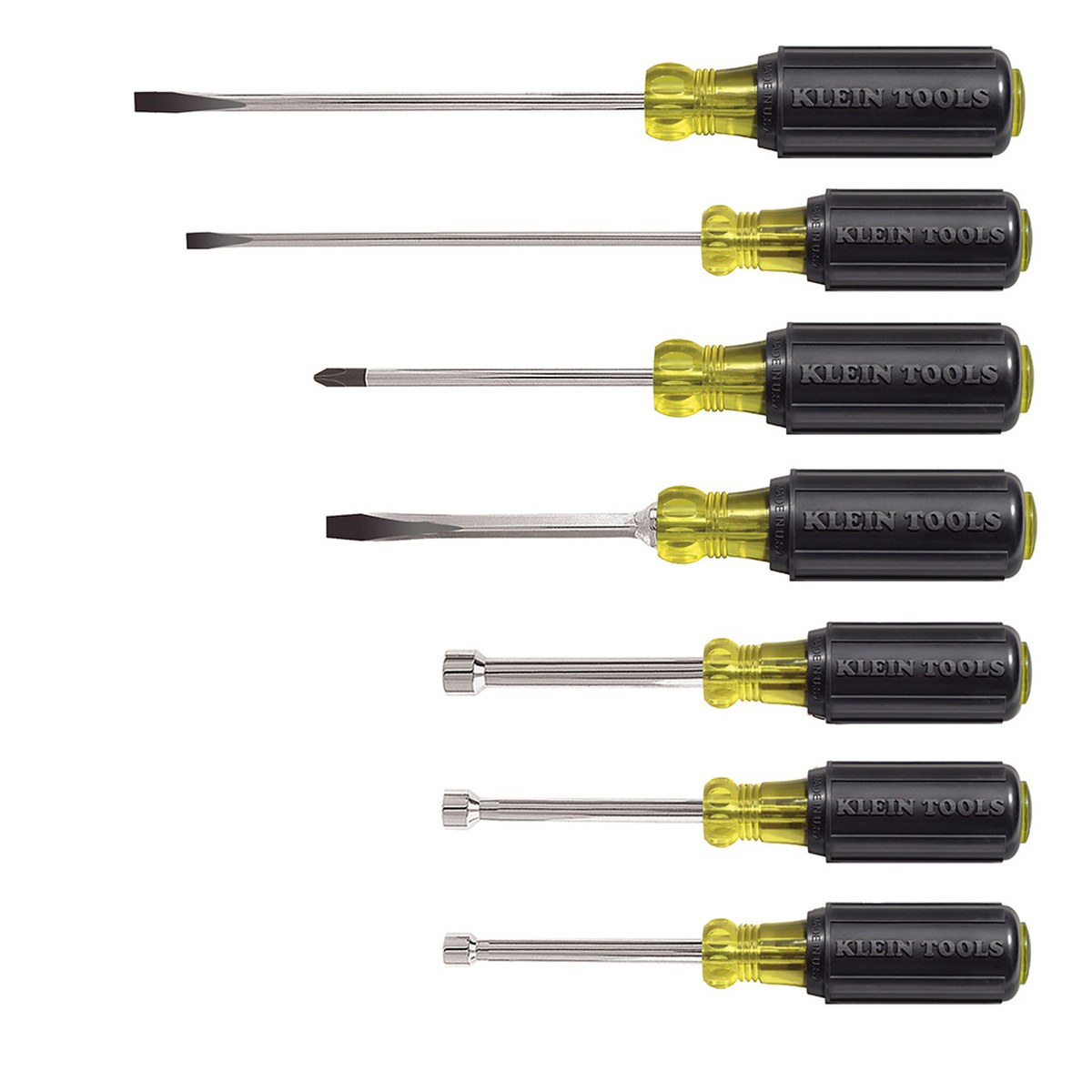 KLEIN TOOLS 7-Piece Screwdriver and Nut Driver Set (55152)