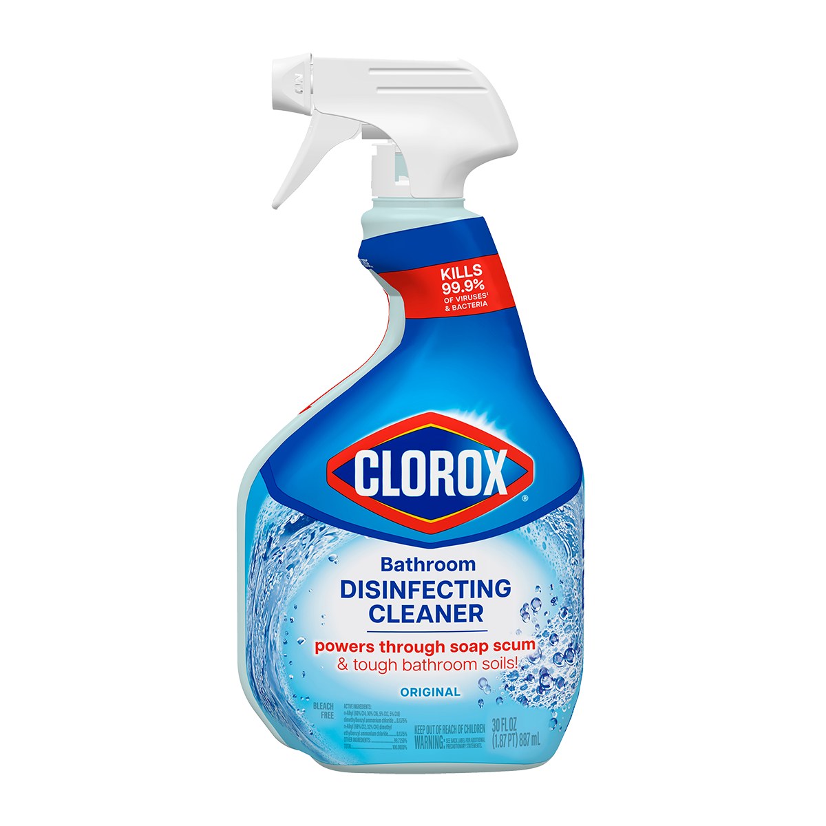CLOROX Bathroom Disinfecting Cleaner, 30 oz.