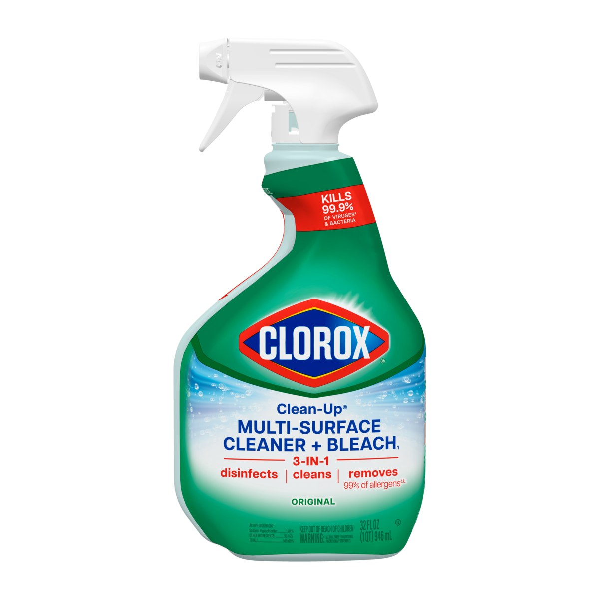CLOROX Clean-Up All-Purpose Cleaner with Bleach, 32 oz.