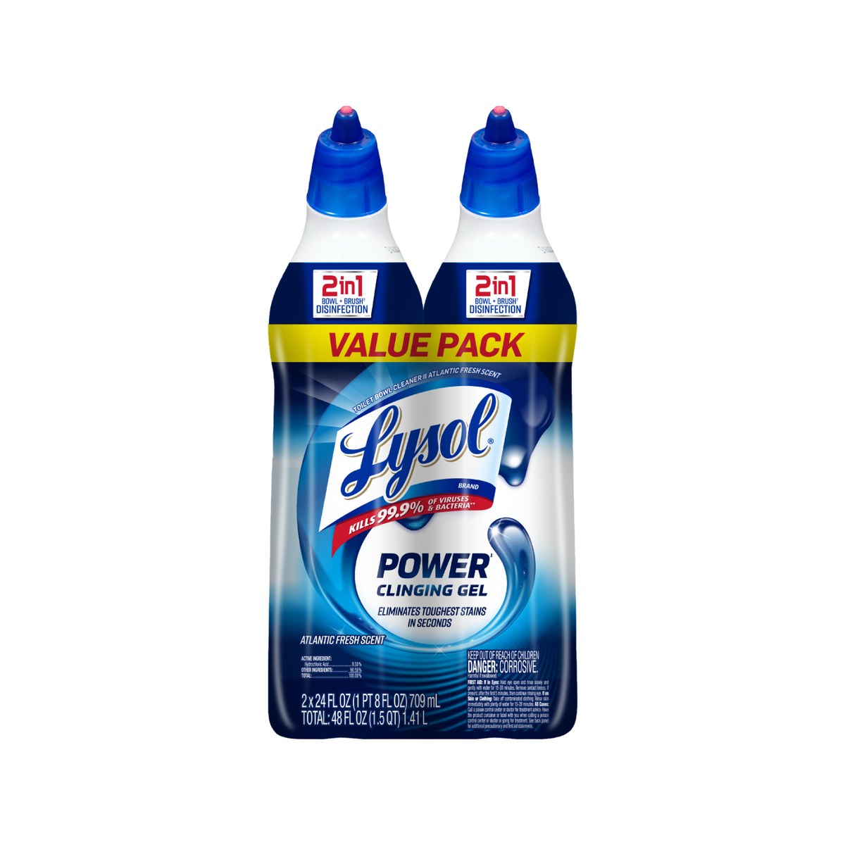 LYSOL Toilet Bowl Cleaner — Twin Pack