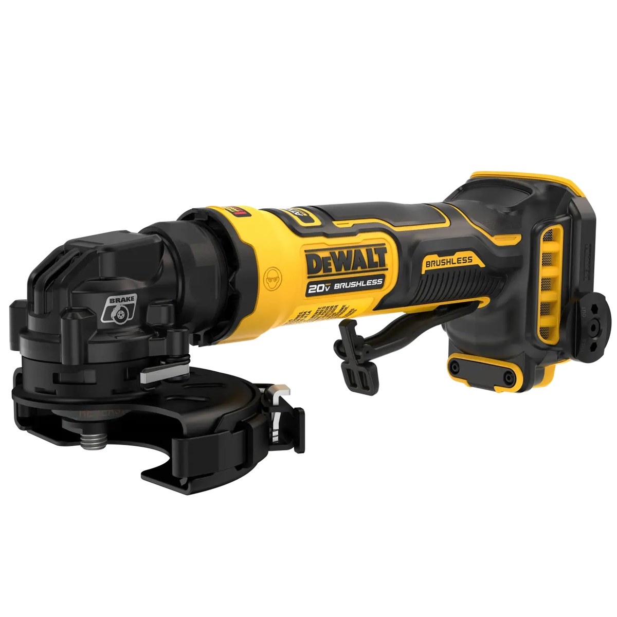 DEWALT 20V MAX XR 4-1/2 in. Brushless Angle Grinder (Tool Only, DCG400B)